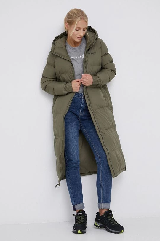 Γυναικεία Μακριά μπουφάν Μπουφάν Columbia χρώμα: πράσινο 3 Γυναικεία Μακριά μπουφάν Μπουφάν Columbia χρώμα: πράσινο