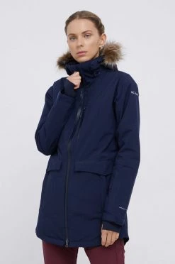 Γυναικεία High Tech Μπουφάν Columbia χρώμα: ναυτικό μπλε