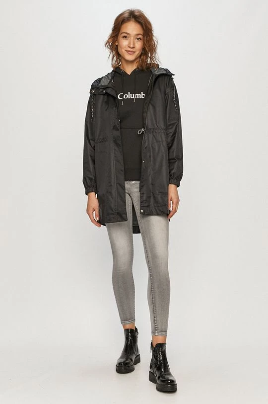 Γυναικεία Μακριά μπουφάν Αδιάβροχο μπουφάν Columbia χρώμα: μαύρο, 4 Γυναικεία Μακριά μπουφάν Αδιάβροχο μπουφάν Columbia χρώμα: μαύρο, - Image 2