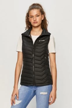 Γυναικεία Γιλέκα Αμάνικο μπουφάν Columbia χρώμα: μαύρο